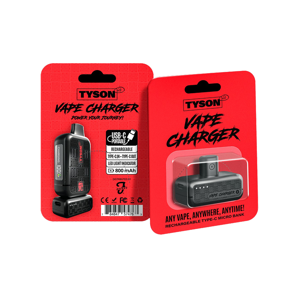 Tyson 2.0 Vape Charger | Black