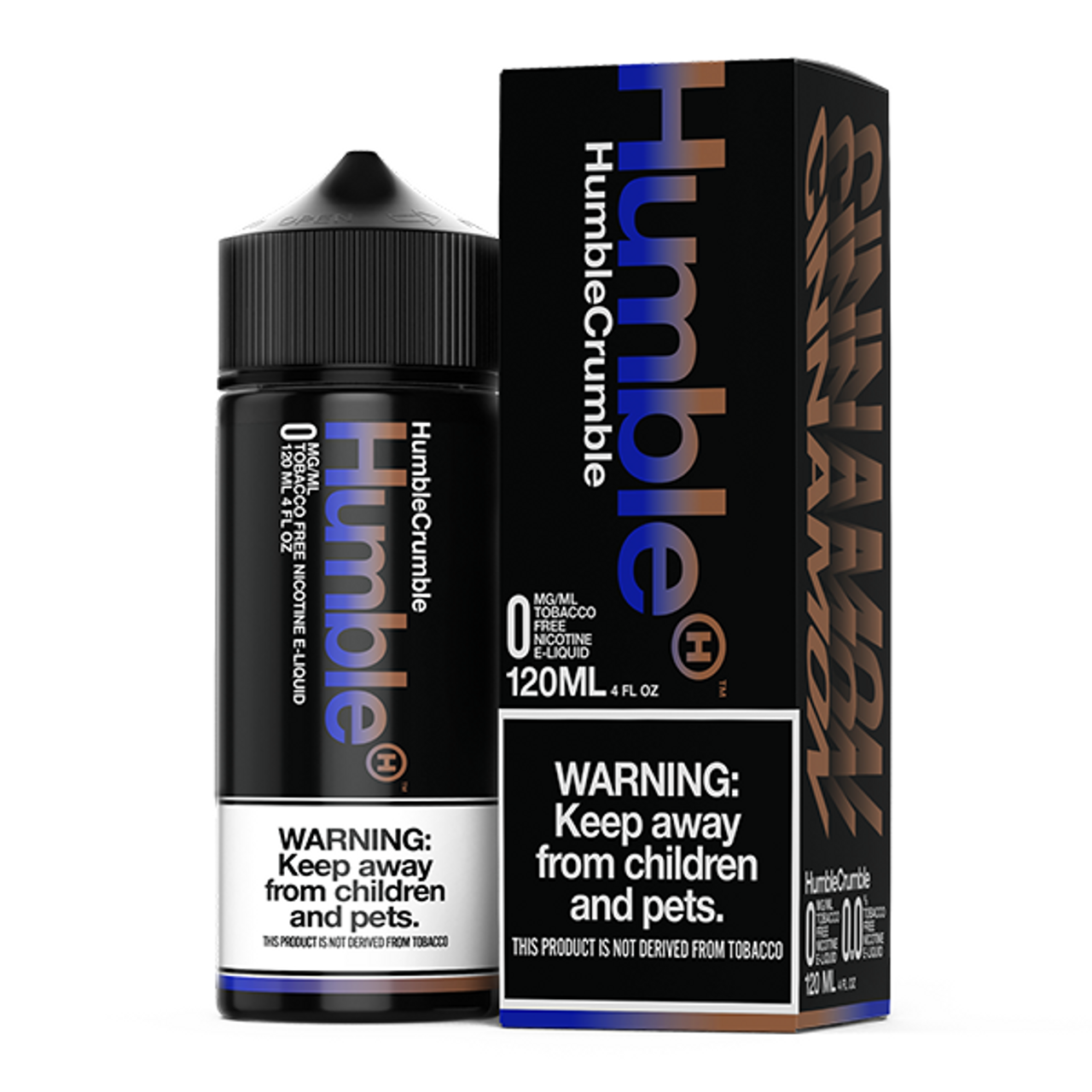 Humble TFN Series E-Liquid | 0mg | 120mL | Freebase | Humble Crumble with packaging