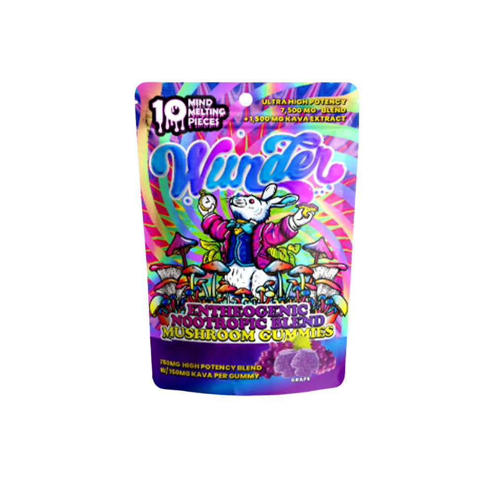 Wunder Mushroom + Kava Gummies (10ct Pouch) | MOQ 10pc