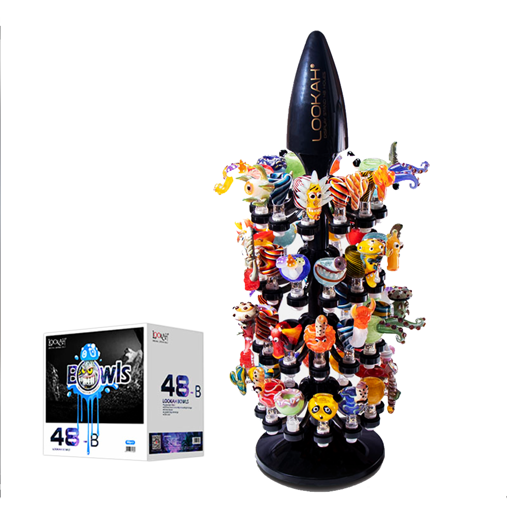 Lookah Glass Bowls (48-Pack)(Bowls Only) - Set B