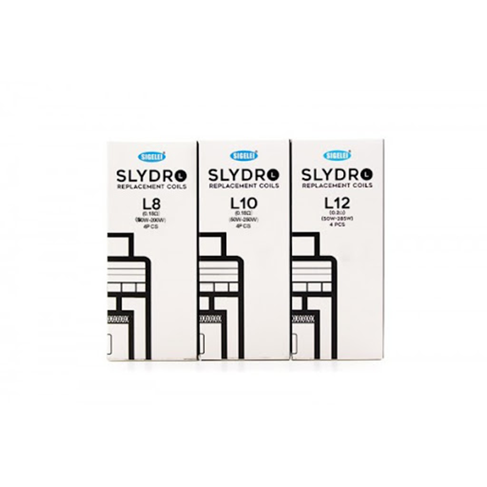 Sigelei Slyder Coils (4-Pack) - Group Photo with Packaging