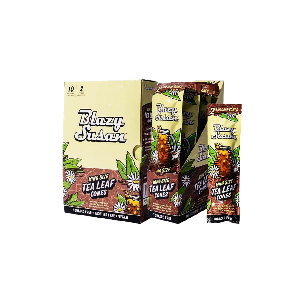 Blazy Susan Tea Leaf King Size Cones 2-Pack