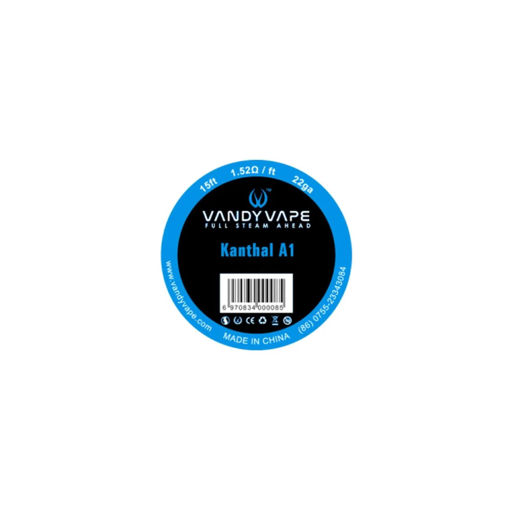 Vandy Vape Build Wire (Wire Spools)(15ft) Kanthal A1 - 1.52ohm 22ga