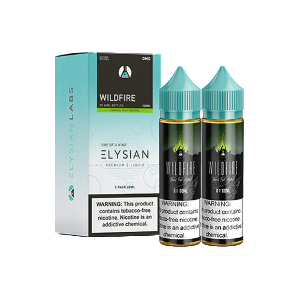 Elysian Series E-Liquid | 120mL | (Freebase) | 0mg | Wild Fire with packaging