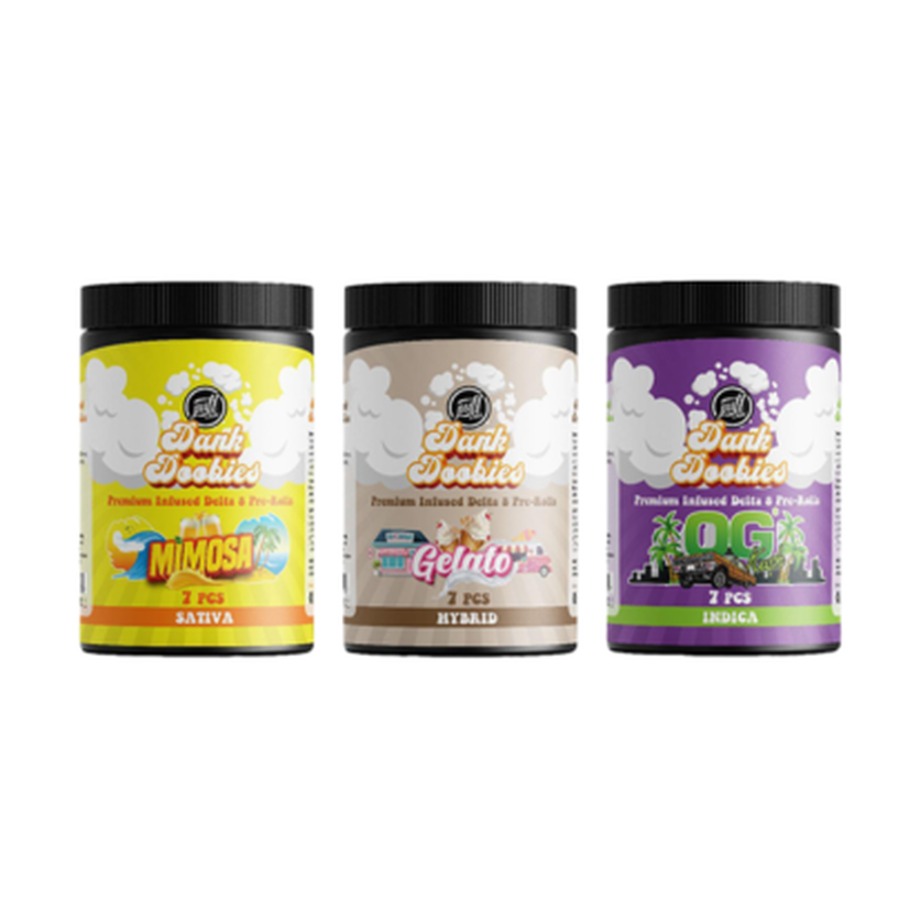 Dank Doobies Delta 8 Pre Roll | 7-Pack