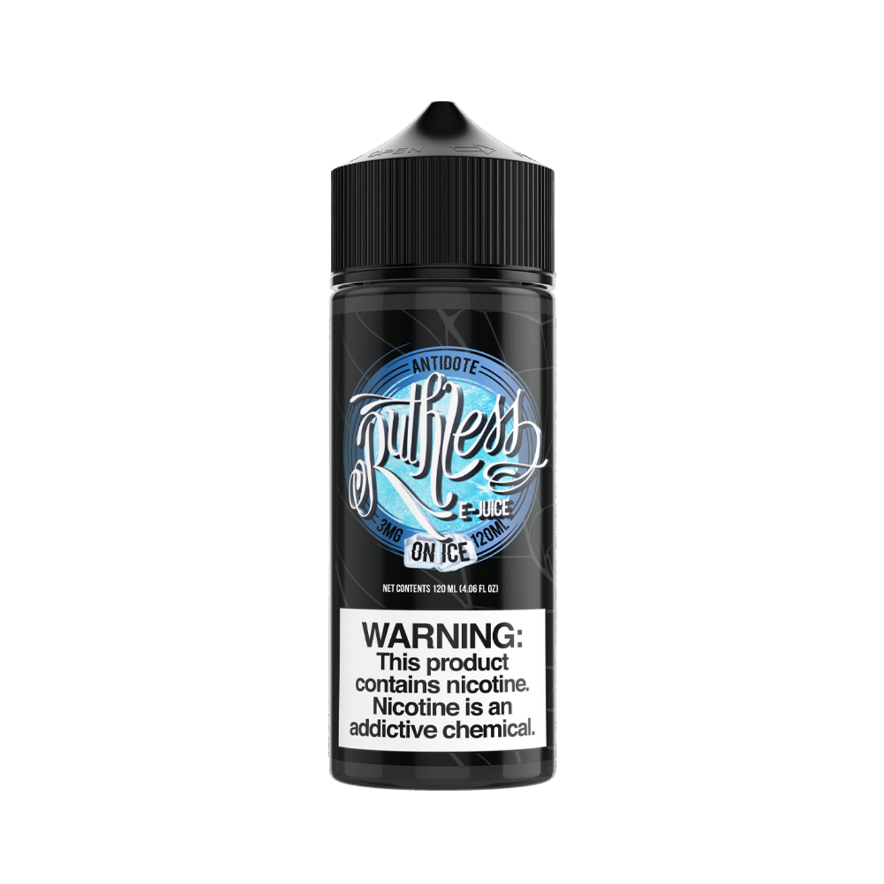 Ruthless Series E-Liquid | 120mL | 3mg | Freebase | Antidote on Ice