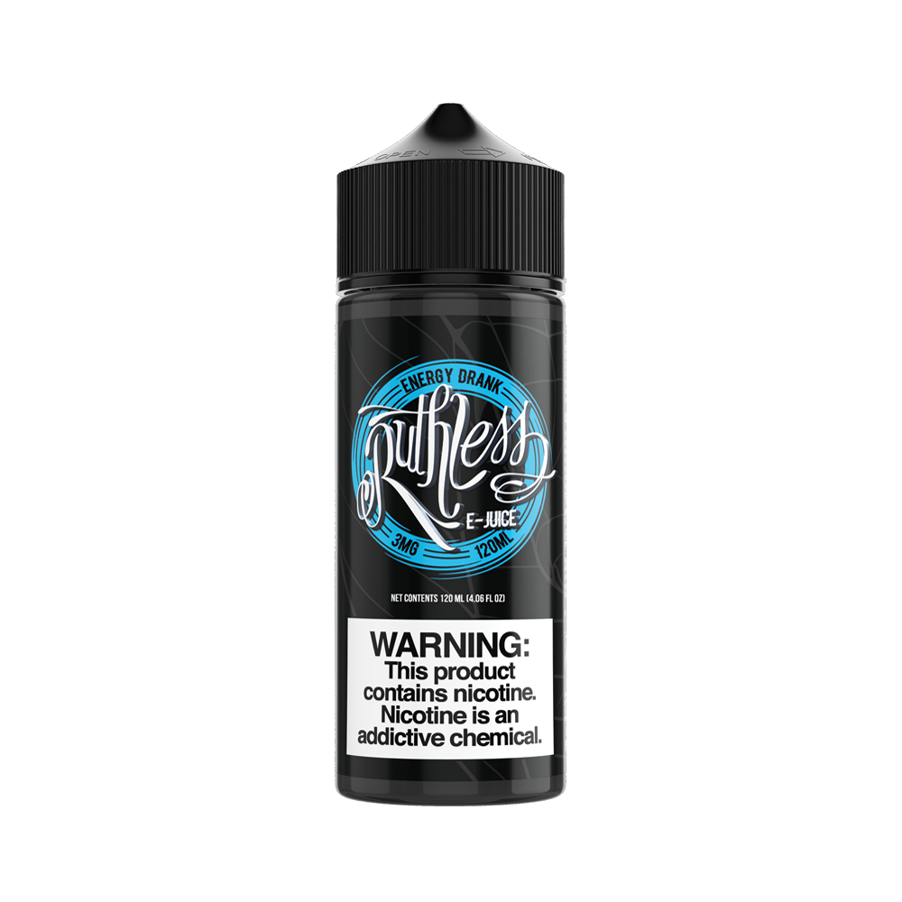 Ruthless Series E-Liquid | 120mL | 3mg | Freebase | Energy Drank
