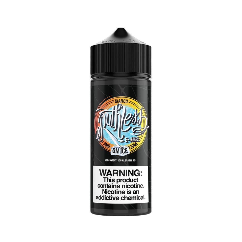 Ruthless Series E-Liquid | 120mL | 3mg | Freebase | Mango on Ice