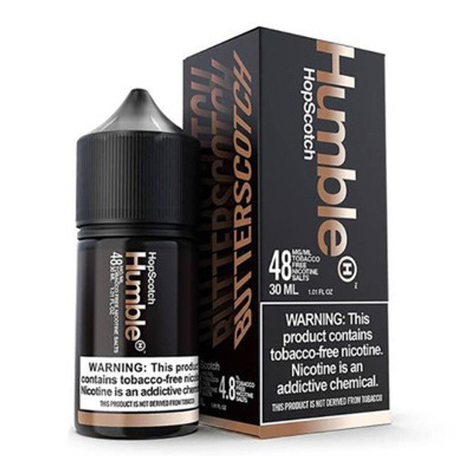 Humble Salt Series E-Liquid | 48mg | 30mL | Salt Nic | Hopscotch with packaging