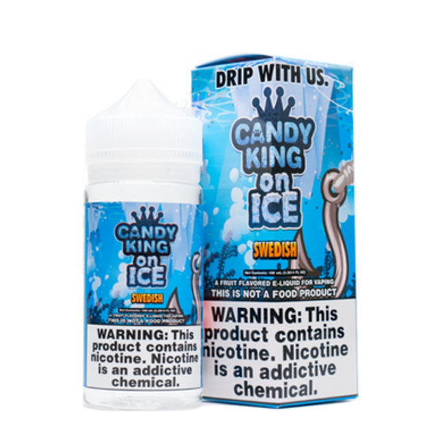 Candy King Series E-Liquid | 100mL | 3mg | Freebase | Swedish Iced with packaging