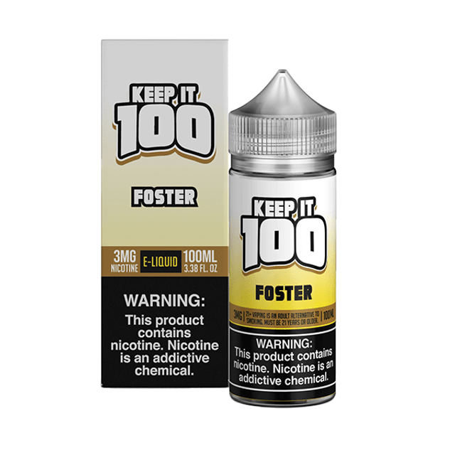 Keep It 100 TFN Series E-Liquid 100mL (Freebase) | Foster with Packaging