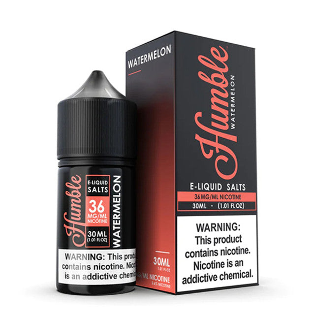 Humble Salt Series E-Liquid | 36mg | 30mL | Salt Nic | Watermelon with packaging