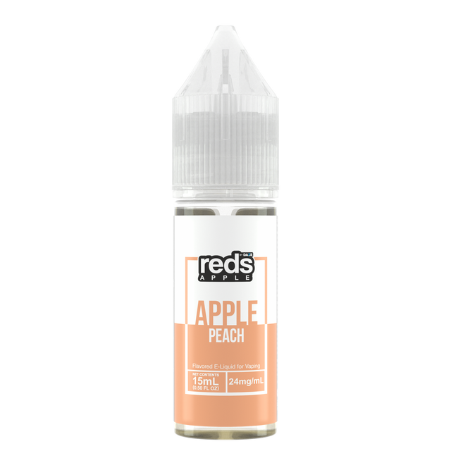 7Daze Reds Salt Series E-Liquid | 15mL |  24mg | (Salt Nic) | Peach