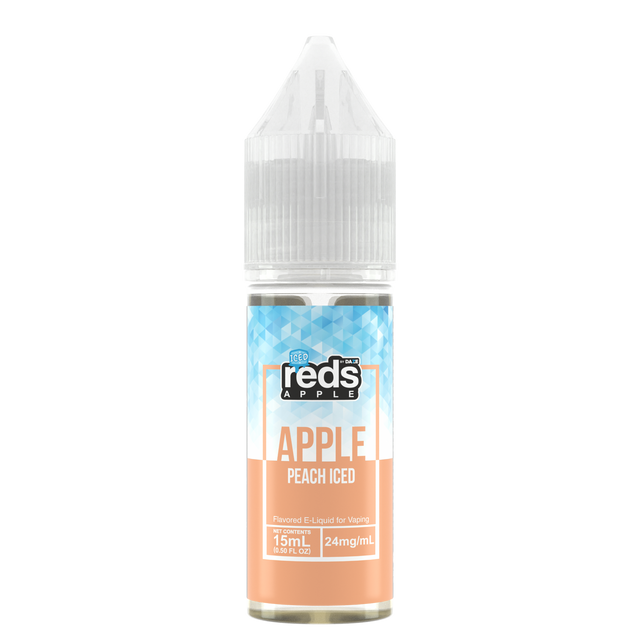 7Daze Reds Salt Series E-Liquid | 15mL |  24mg | (Salt Nic) | Peach iced