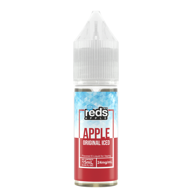 7Daze Reds Salt Series E-Liquid | 15mL |  24mg | (Salt Nic) | Apple iced