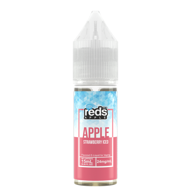 7Daze Reds Salt Series E-Liquid | 15mL |  24mg | (Salt Nic) | Strawberry iced