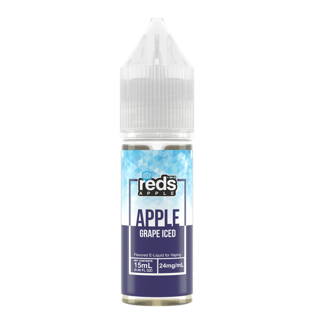 7Daze Reds Salt Series E-Liquid | 15mL |  24mg | (Salt Nic) | Grape iced