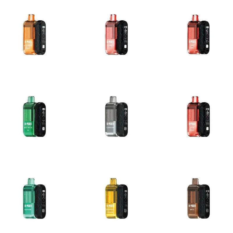 X-Posed – Dispo Kit- 35000Puff- 16mL Dispo plus Power Dock | Group Photo