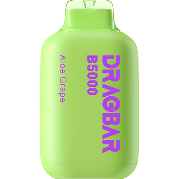 DRAGBAR B5000 Disposable | 5000 Puffs | 13mL | 50mg | MOQ 5 | Aloe Grape