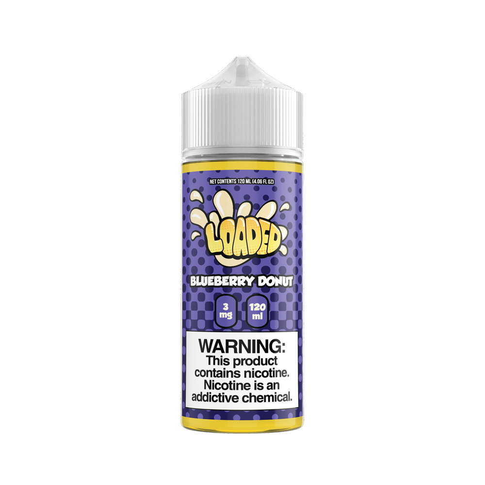 LOADED Series E-Liquid | 120mL | 3mg | Freebase | Blueberry Donut