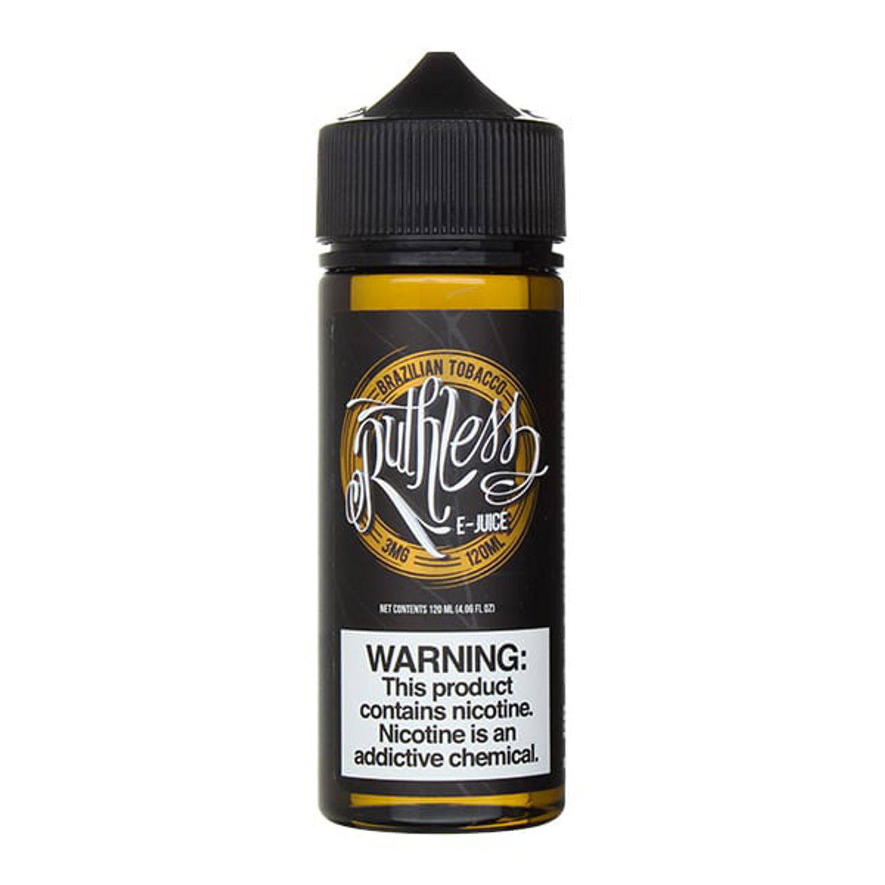 Ruthless Series E-Liquid | 120mL | 3mg | Freebase | Brazilian Tobacco