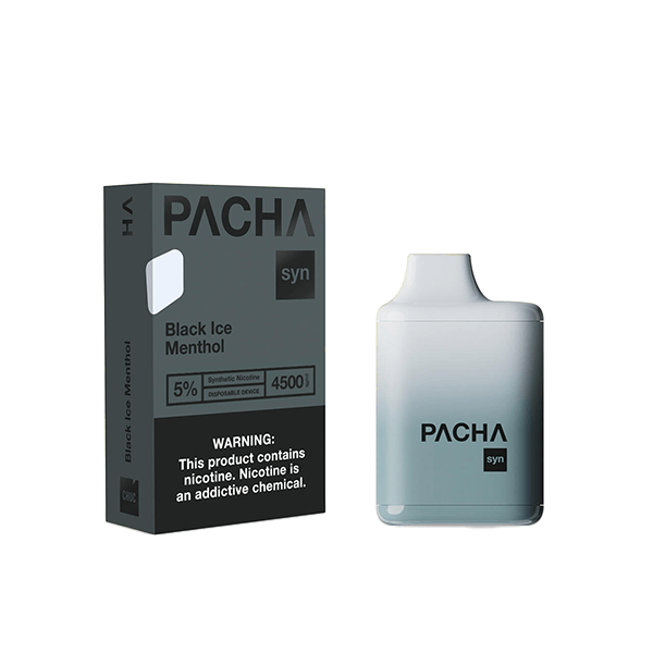 Pachamama TFN Disposable 4500 Puffs 12mL 50mg | MOQ 10 |Black Ice Menthol  with Packaging