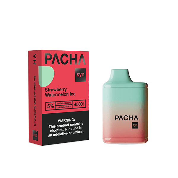 Pachamama TFN Disposable 4500 Puffs 12mL 50mg | MOQ 10 | Strawberry Watermelon Ice with Packaging
