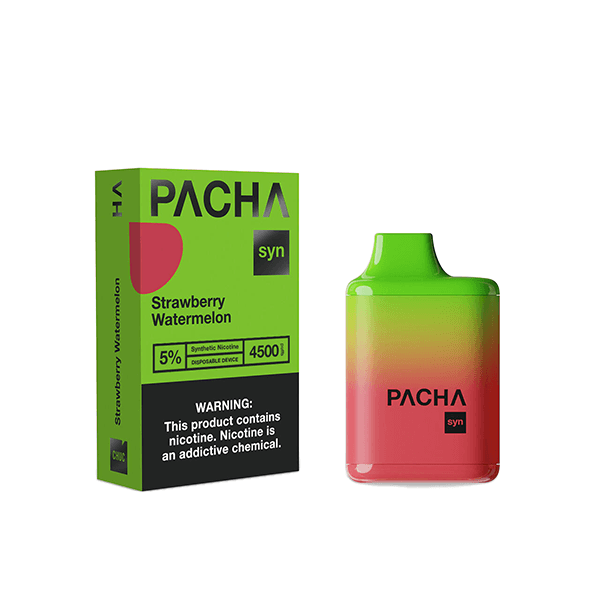 Pachamama TFN Disposable 4500 Puffs 12mL 50mg | MOQ 10 | Strawberry Watermelon with Packaging