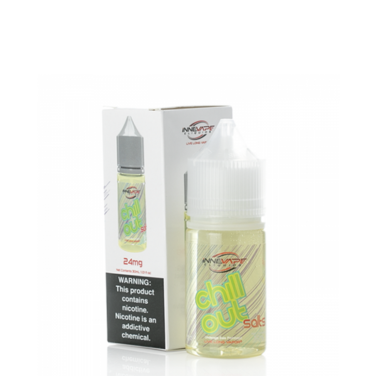 Innevape Salt Series E-Liquid | 30mL | 24mg | Salt Nic | Chill Out with Packaging