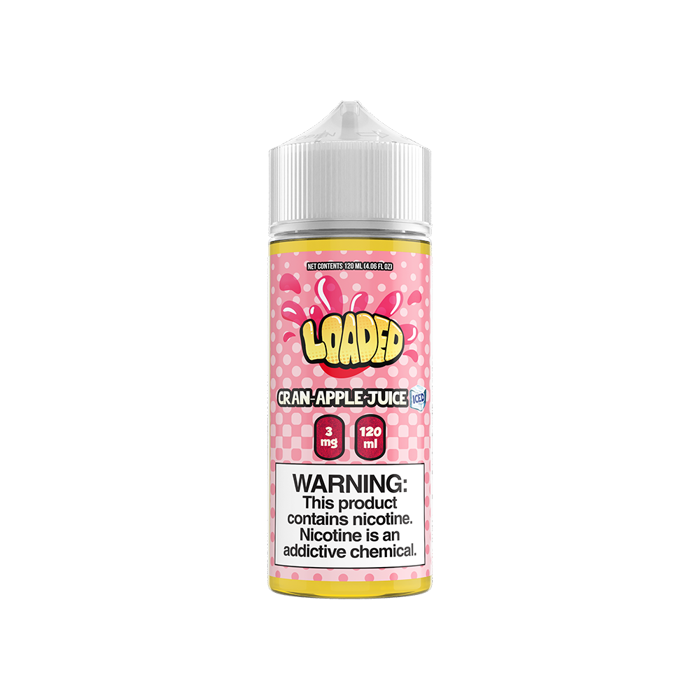LOADED Series E-Liquid | 120mL | 3mg | Freebase | Cran Apple Juice Iced