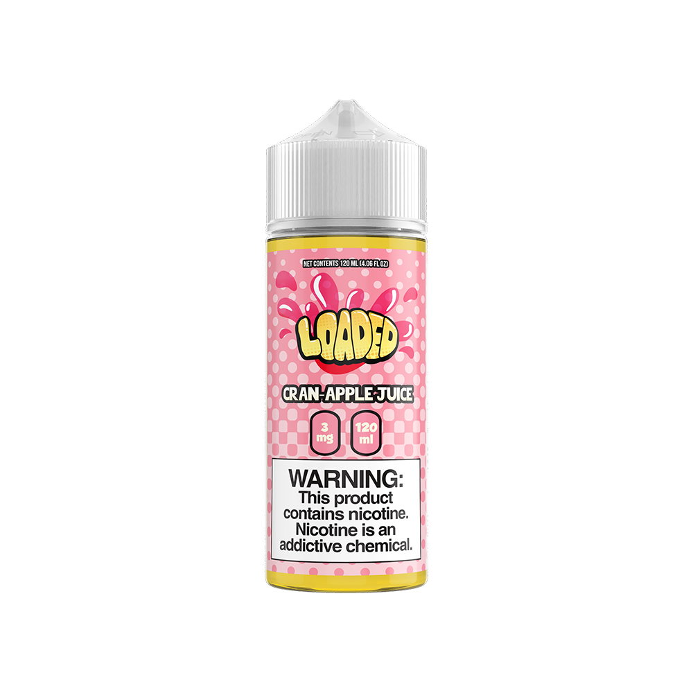 LOADED Series E-Liquid | 120mL | 3mg | Freebase | Cran Apple Juice