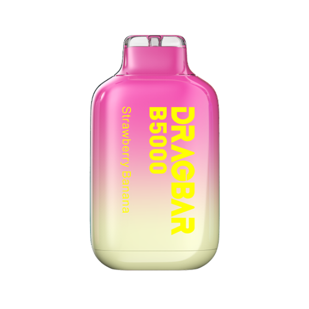 DRAGBAR B5000 Disposable | 5000 Puffs | 13mL | 50mg | MOQ 5 | Strawberry Banana