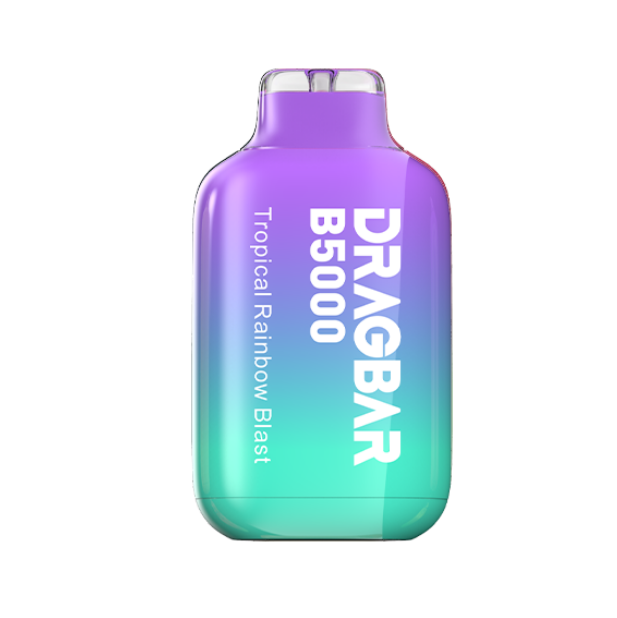 DRAGBAR B5000 Disposable | 5000 Puffs | 13mL | 50mg | MOQ 5 | Tropical Rainbow Blast