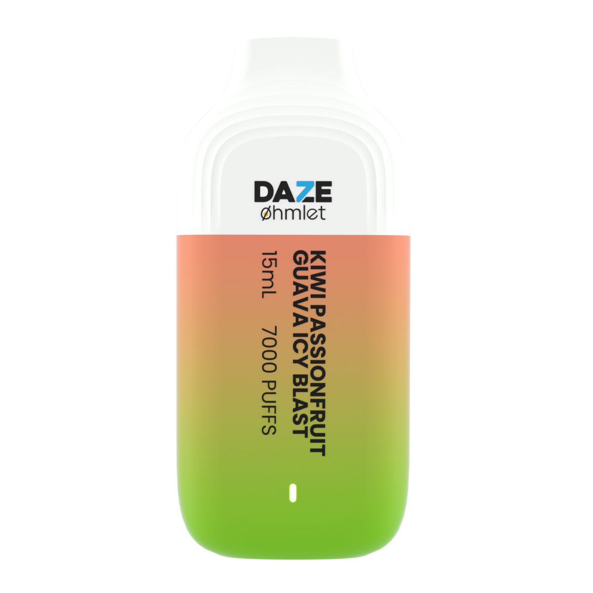 Daze OHMLET Disposable | 7000 Puffs | 15mL | 20Mg | MOQ 10 | Kiwi Passion Fruit Guava Icy Blast