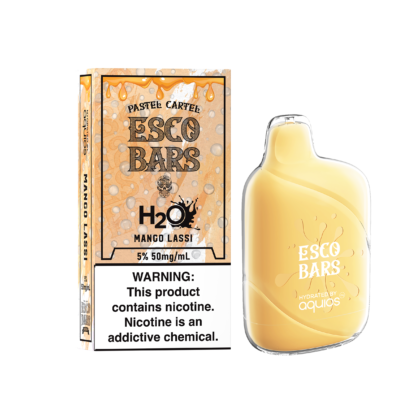 Esco Bars Aquios Disposable 6000 Puffs 15mL 50mg | MOQ 10 | Mango Lassi with Packaging