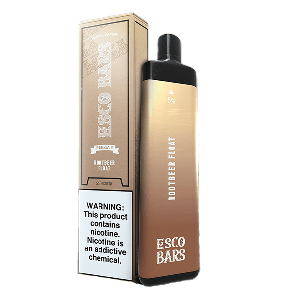 Esco Bars Mega Mesh Disposable 5000 Puffs 14mL 50mg | MOQ 10 | Rootbeer Float with Packaging