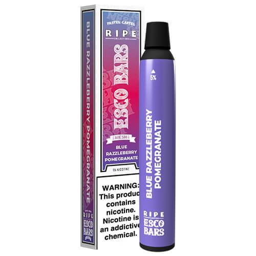 Esco Bars Mesh Disposable 2500 Puffs 6mL 50mg | MOQ 10 | Blue Razz Pomegranate with Packaging