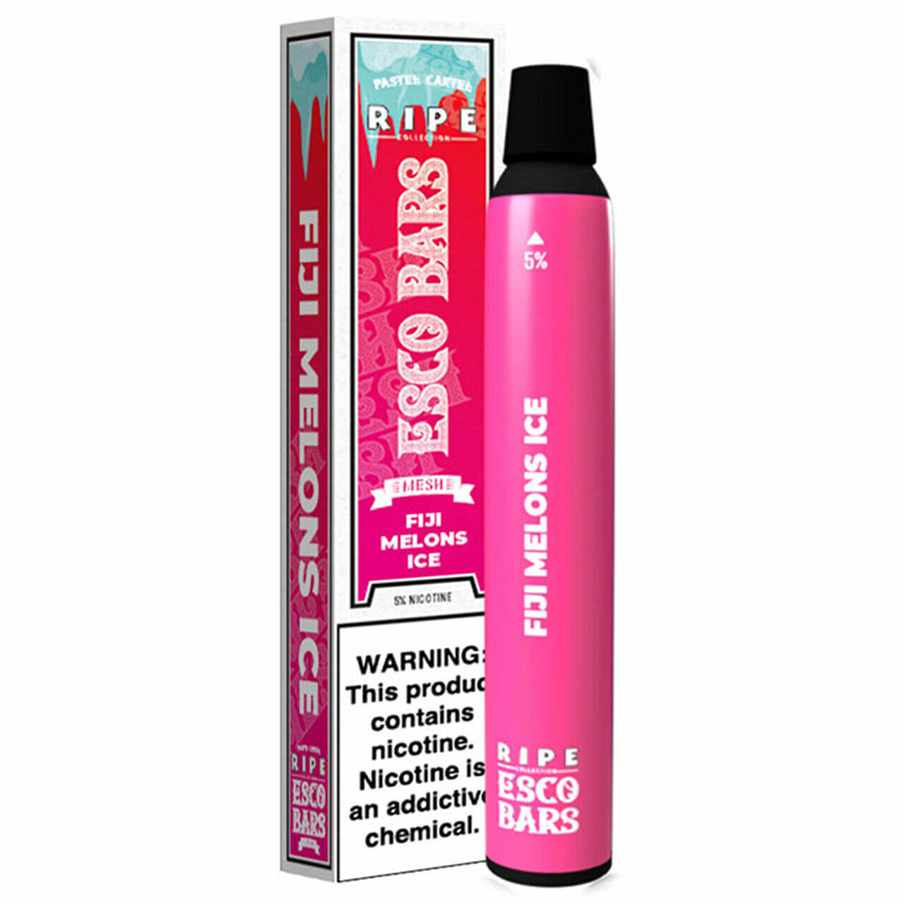 Esco Bars Mesh Disposable 2500 Puffs 6mL 50mg | MOQ 10 | Fiji Melons Ice with Packaging