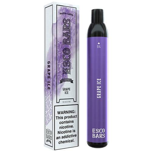 Esco Bars Mesh Disposable 2500 Puffs 6mL 50mg | MOQ 10 | Grape Ice with Packaging
