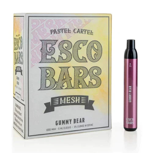 Esco Bars Mesh Disposable 2500 Puffs 6mL 50mg | MOQ 10 | Gummy Bear with Packaging
