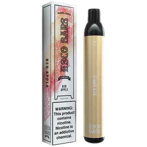 Esco Bars Mesh Disposable 2500 Puffs 6mL 50mg | MOQ 10 | Red Apple with Packaging