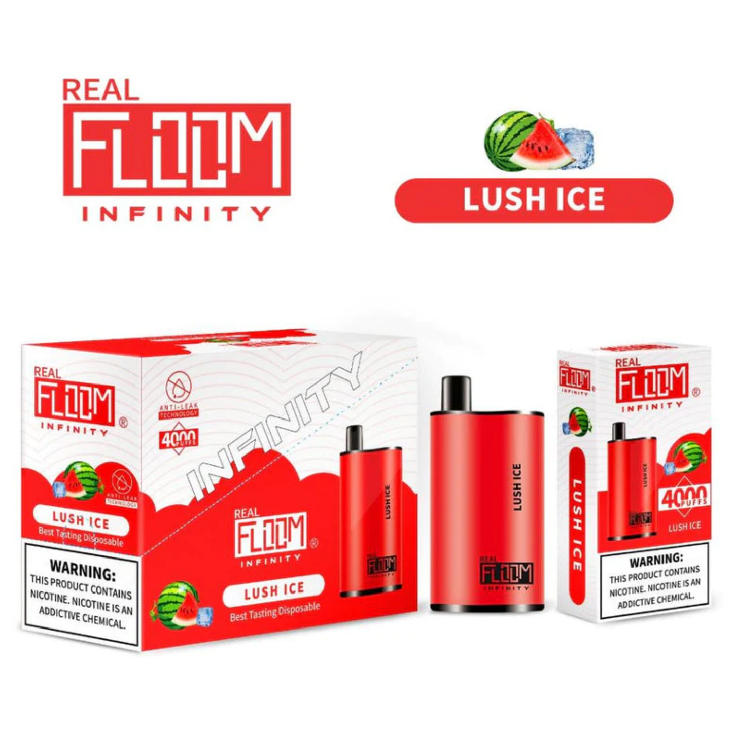 Floom Infinity Disposable 4000 Puffs 10mL 50mg | MOQ 5 | Lush Ice with Packaging