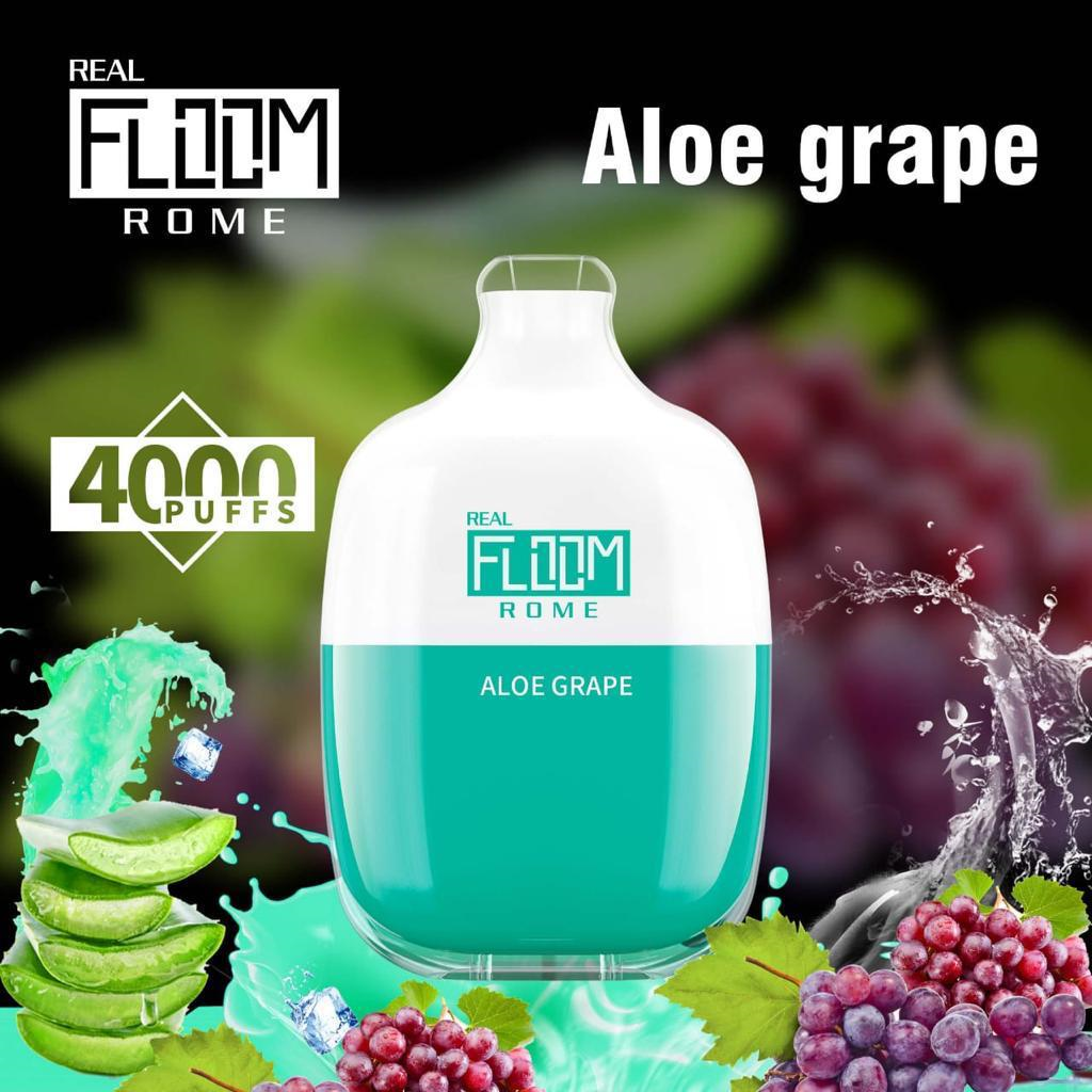 Floom Rome Disposable | 4000 Puffs | 10mL | 50mg | MOQ 5 | Aloe Grape