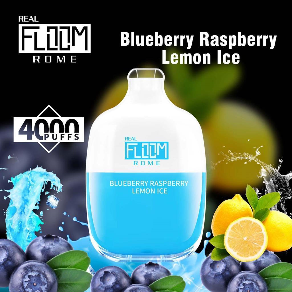 Floom Rome Disposable | 4000 Puffs | 10mL | 50mg | MOQ 5 | Blueberry Raspberry Lemon Ice