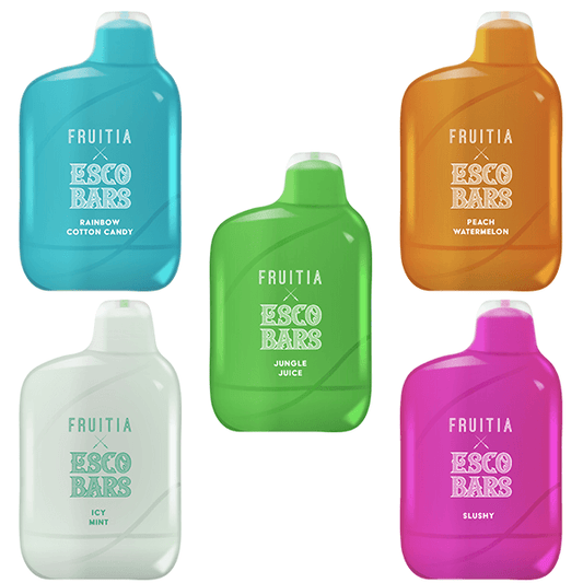 Esco Bars Fruitia Disposable 6000 Puffs 15mL 50mg | MOQ 10 | Group Photo
