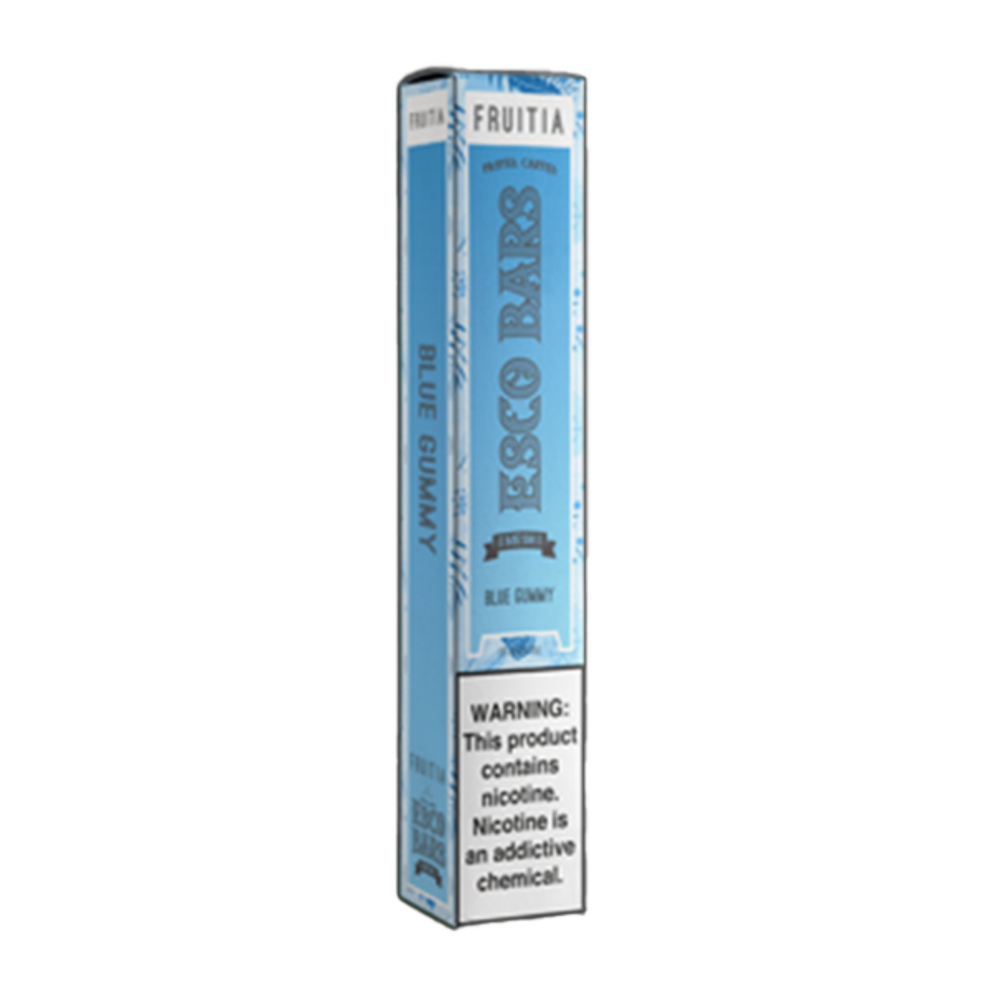 Fruitia Esco Bars Mesh Disposable 2500 Puffs 6mL 50mg | MOQ 10 | Blue Gummy with Packaging