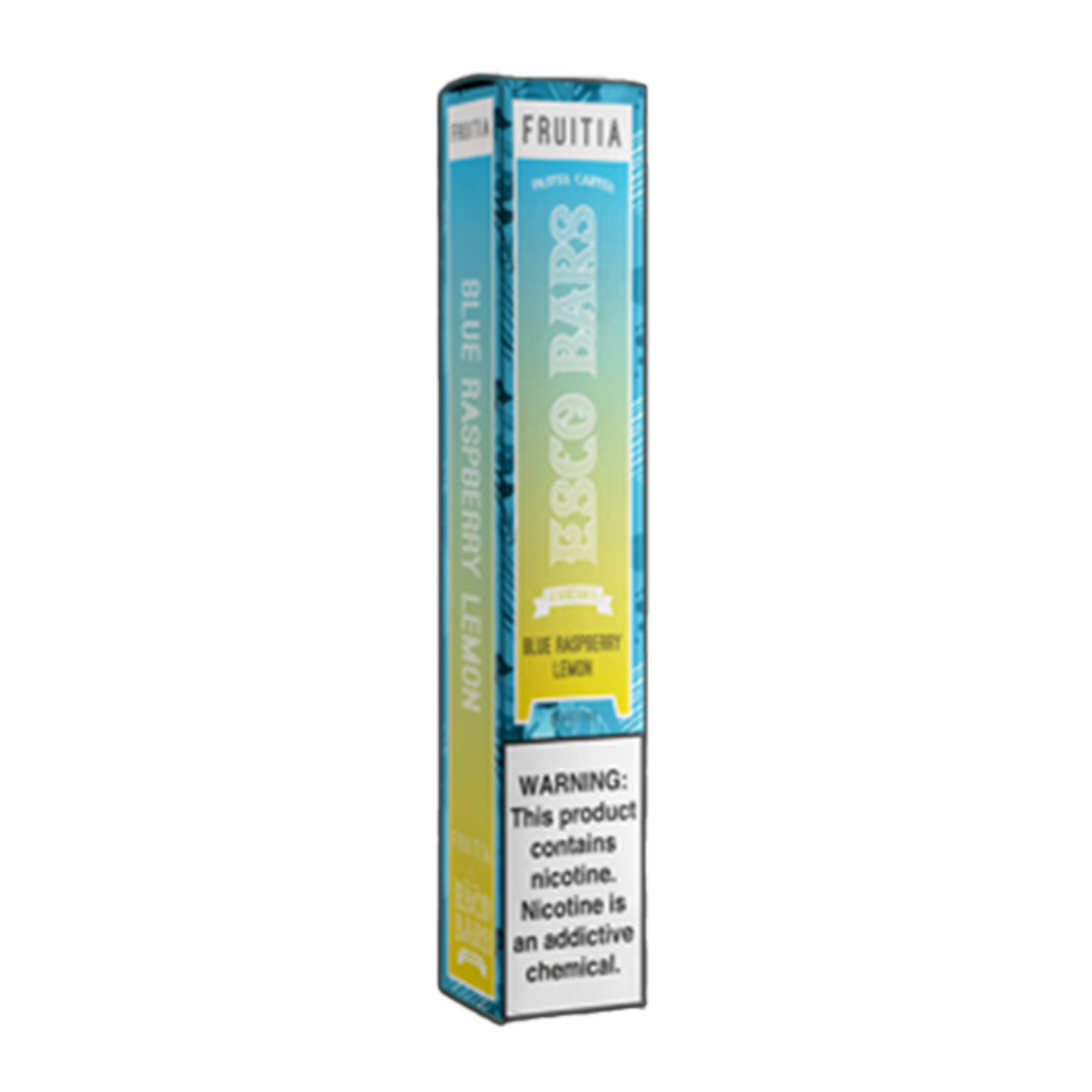Fruitia Esco Bars Mesh Disposable 2500 Puffs 6mL 50mg | MOQ 10 | Blue Raspberry Lemon with Packaging