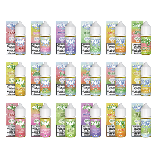 Skwezed Salt Series E-Liquid | 30mL | Salt Nic | Group Photo