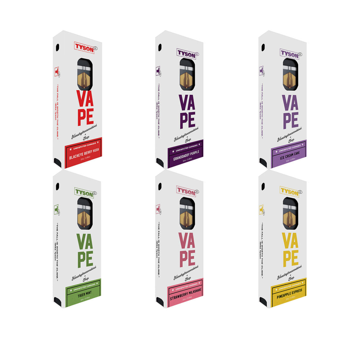 Tyson 2.0 Undisputed HHC+HHCP Preheat Disposable (2g) - Group Image