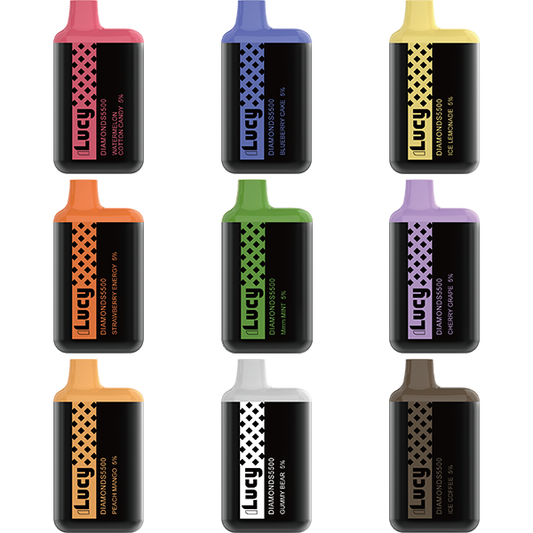 iLucy Diamond S5500 | 5500 Puffs | 14mL | 5% | Group Photo